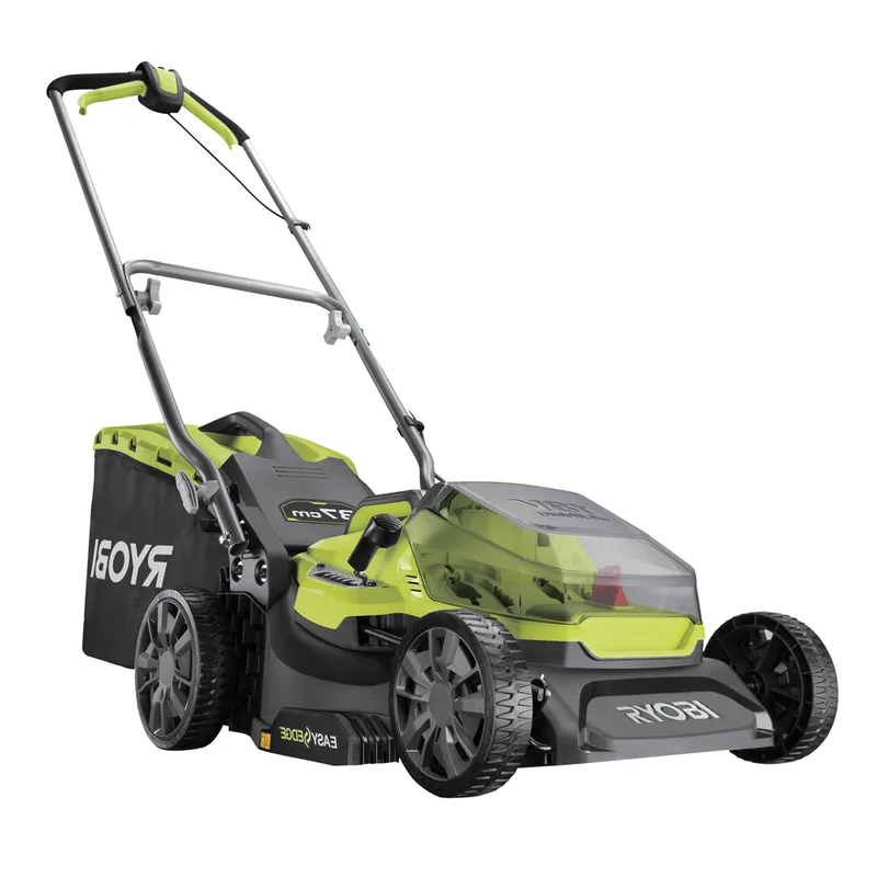 Tondeuse électrique à batterie RYOBI RY18LM37A-140 - 18V - 4Ah - bac de 45 l - Coupe de 37 cm
