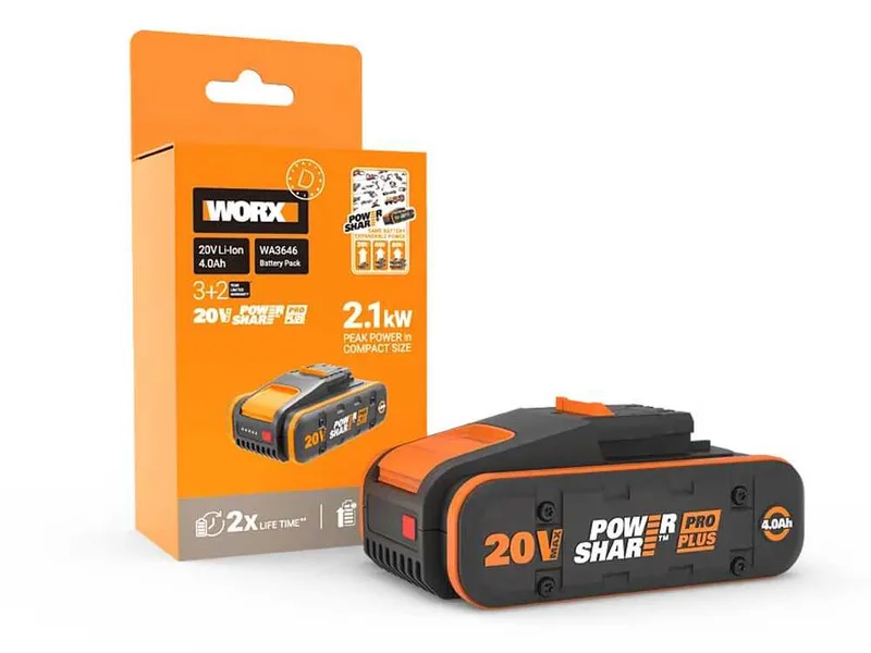 Batterie 20V 4Ah - WORX PRO PLUS WA3646