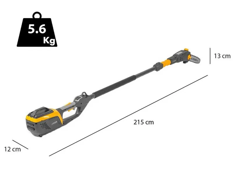 Stiga mt 500e Kit - Taille-haie et Perche élagueuse multifonction - batterie et chargeur inclus