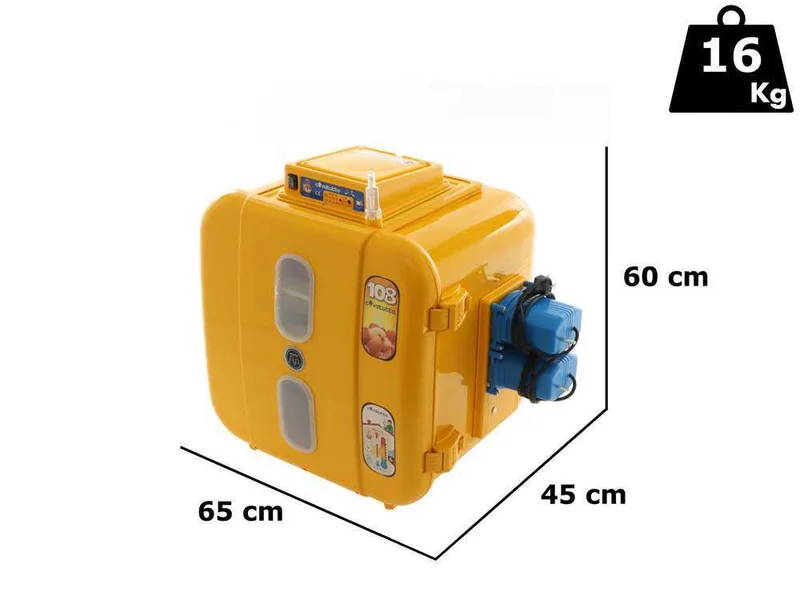 Novital Covatutto 108 Analogique - Couveuse à œufs automatique/manuelle - 96 œufs