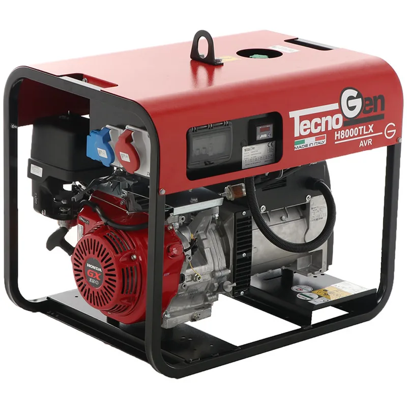 TecnoGen H8000TLX - Groupe électrogène de courant 6 kW - Continu 5.4 kW Triphasé
