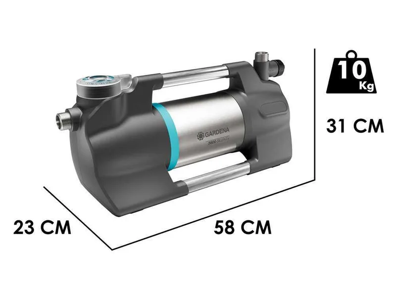 Gardena 5600 Silent+ - Pompe électrique pour arrosage du jardin - 900W