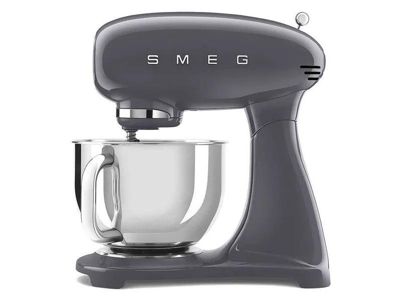 Smeg Full Color Grafite - Batteur mélangeur planétaire - Cuve en acier inoxydable de 4,8 litres