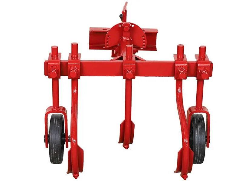 Extirpateur à trois socs ET-3 avec attache rapide réglable et barre porte-outils - Pour motoculteurs de 6 à 10 CV
