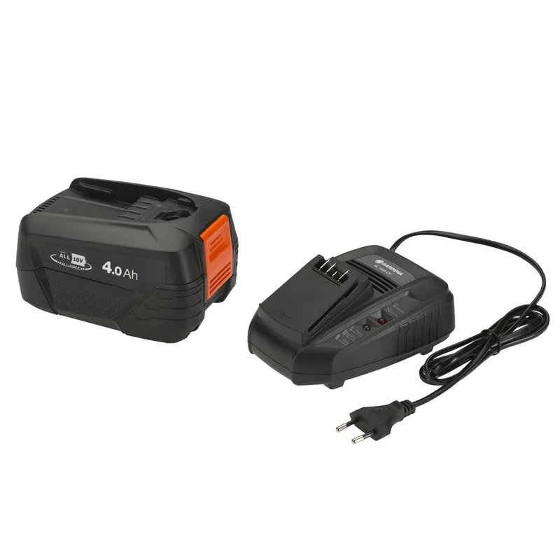 Kit de démarrage 18 V 4 Ah - Batterie + chargeur - Gardena