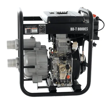 Motopompe diesel Blackstone BD-T 8000ES pour eaux sales avec raccords 80 mm - Euro 5