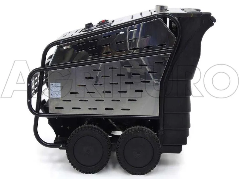 ITM - HOT STEEL 200/15 - Nettoyeur professionnel haute pression à eau chaude - triphasé - 200 bar - 900 l/h - INOX
