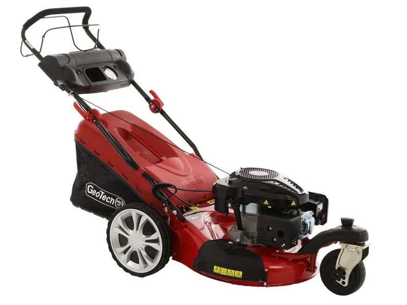 GeoTech Pro S53-3 BMSWG L200 - Tondeuse à gazon thermique tractée - Avec roue pivotante