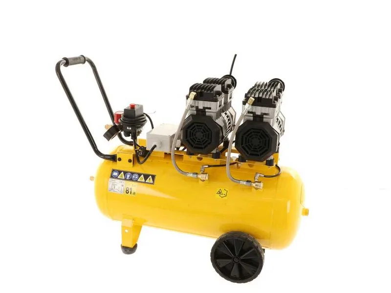 Stanley DST 300/8/50-2 - Compresseur d'air électrique monophasé silencieux, oil-less - Moteur 2.6 CV - 50 L