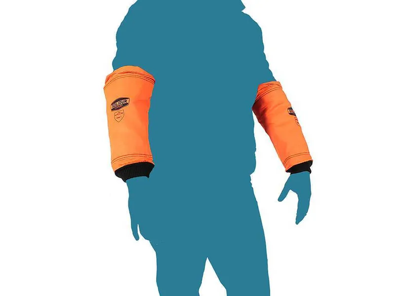 Manchettes de protection anti-coupure pour tronçonneuse Solidur Forest - taille unique
