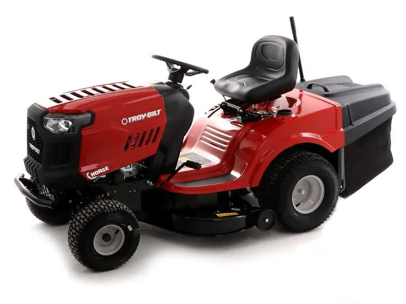 Troy Bilt Horse 105T-R - Tracteur tondeuse - boîte hydrostatique - bac de ramassage