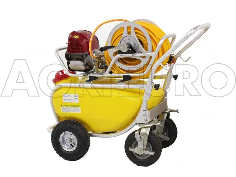 Pompe agricole thermique à chariot en aluminium GeoTech SP 1050 4S ALU - 4 temps à essence