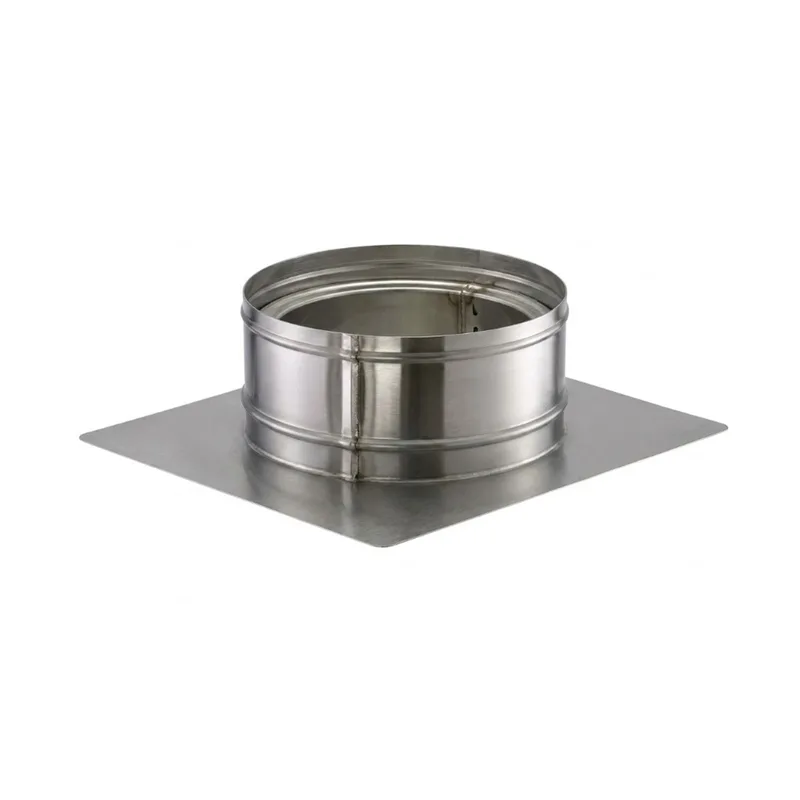 Schiedel Plaque de base montage au sol pour coude avec pied support Ø 150 mm