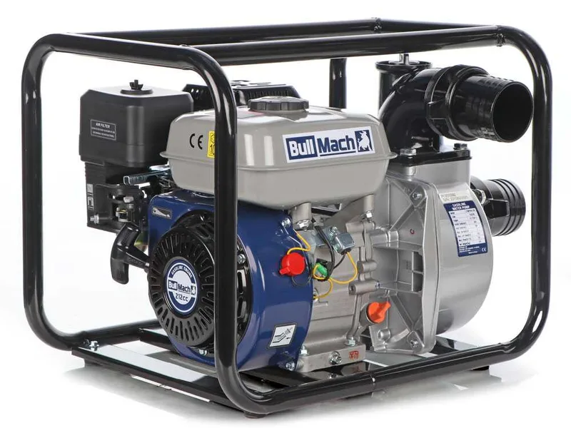BullMach LYMPHIA 80 - Motopompe thermique - avec raccords de 80 mm