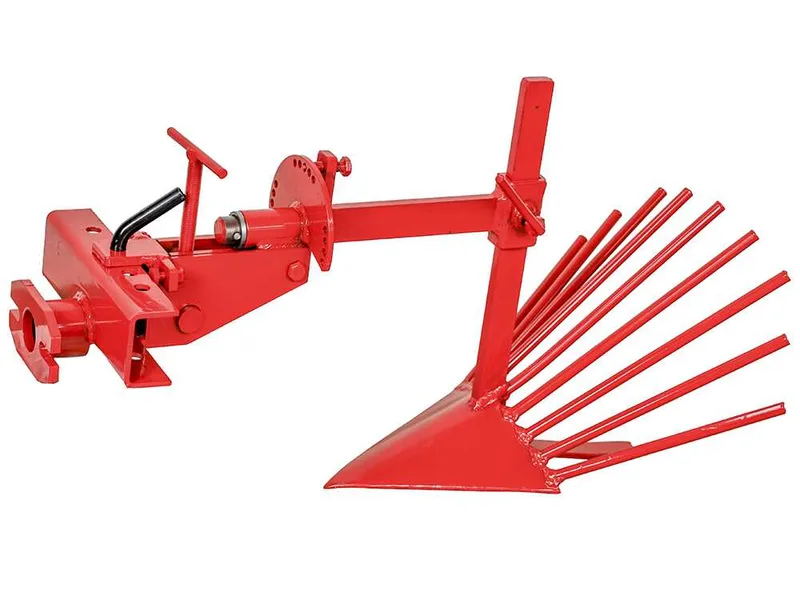 Arracheuse de pommes de terre AP-5 avec attelage réglable à deux boulons et barre porte-outils – Pour motoculteurs de 6 à 10 CV
