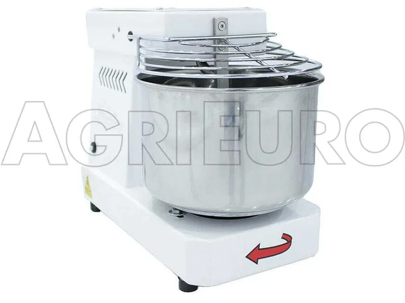 Pétrin à spirale Famag Grilletta IM 5 avec moteur électrique monophasé - 5 KG