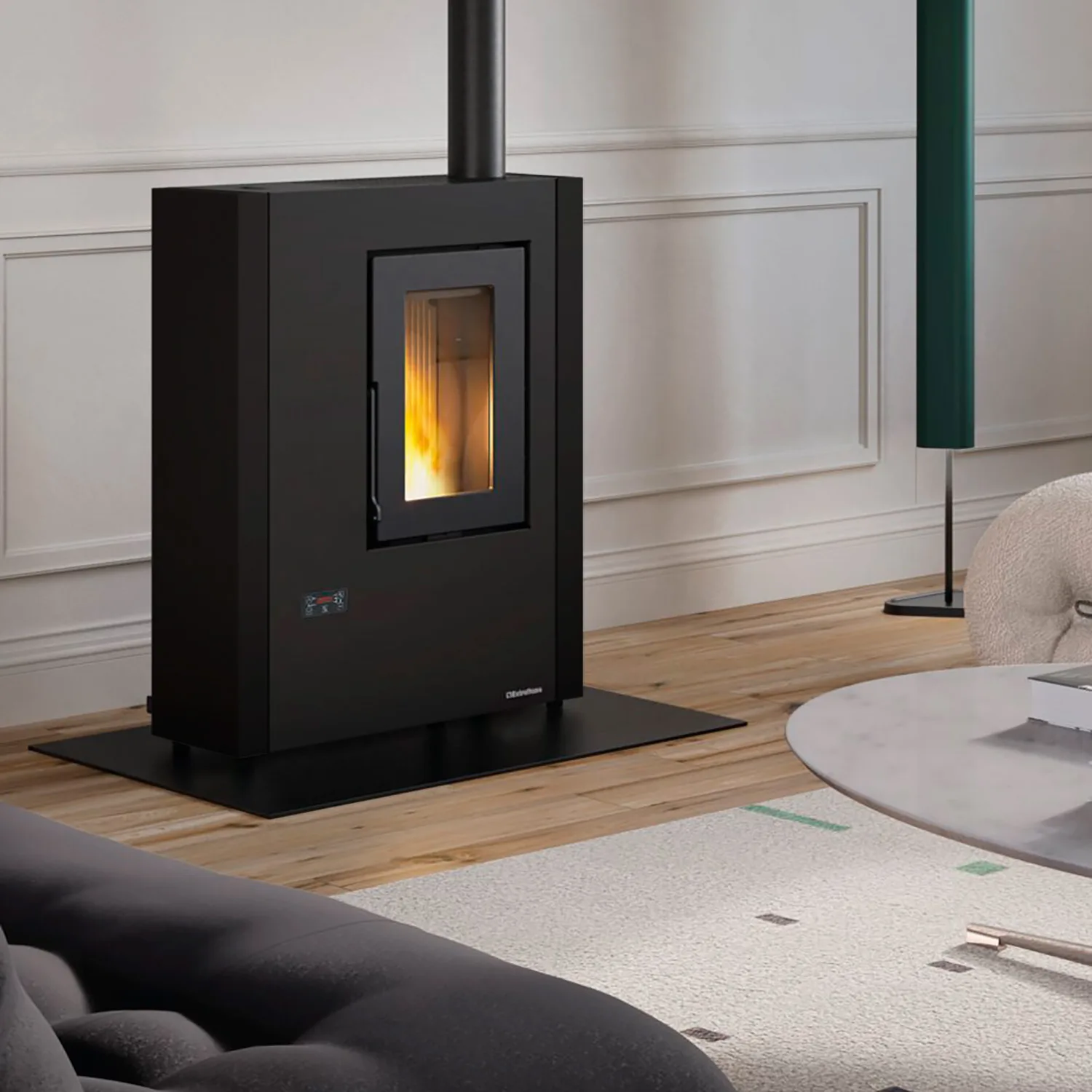 Extraflame Luisella 5.0 Maxi poêle à granulés noir