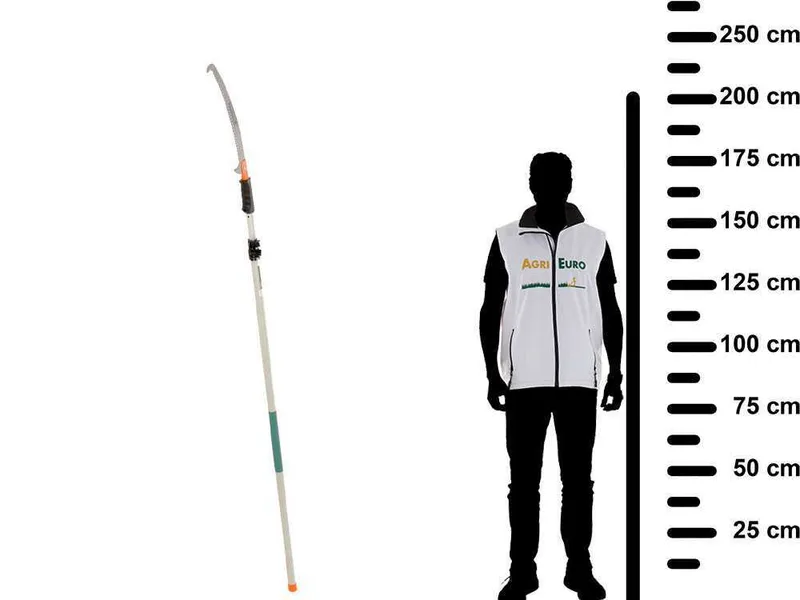 GeoTech STP-500A - Scie de jardin sur perche télescopique - 230-500cm