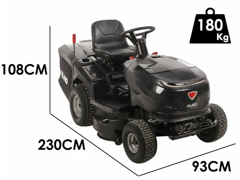 AL-KO Comfort 14-86.6 HD-A - Tracteur tondeuse - Transmission hydrostatique - Bac de ramassage