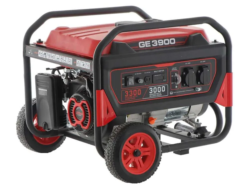Mosa GE 3900 - Groupe électrogène à essence sur chariot 3.3 KW - Continu 3 kW Monophasé