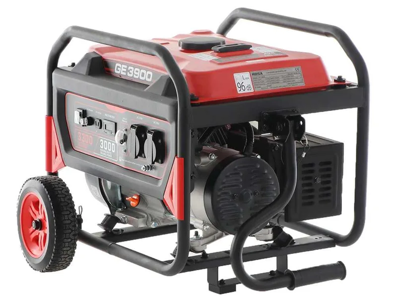 Mosa GE 3900 - Groupe électrogène à essence sur chariot 3.3 KW - Continu 3 kW Monophasé