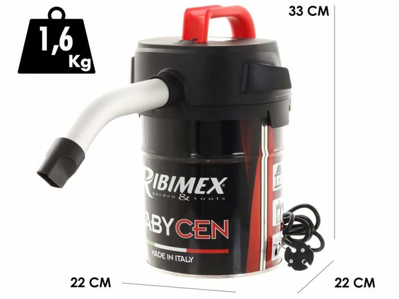 Aspirateur à cendres portatif Ribimex Babycen - 500 W