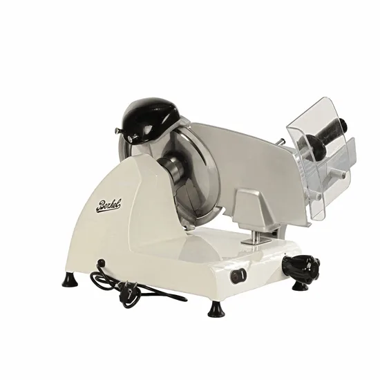 BERKEL Red Line 250 Blanche - Trancheuse avec lame en acier chromé de 250 mm