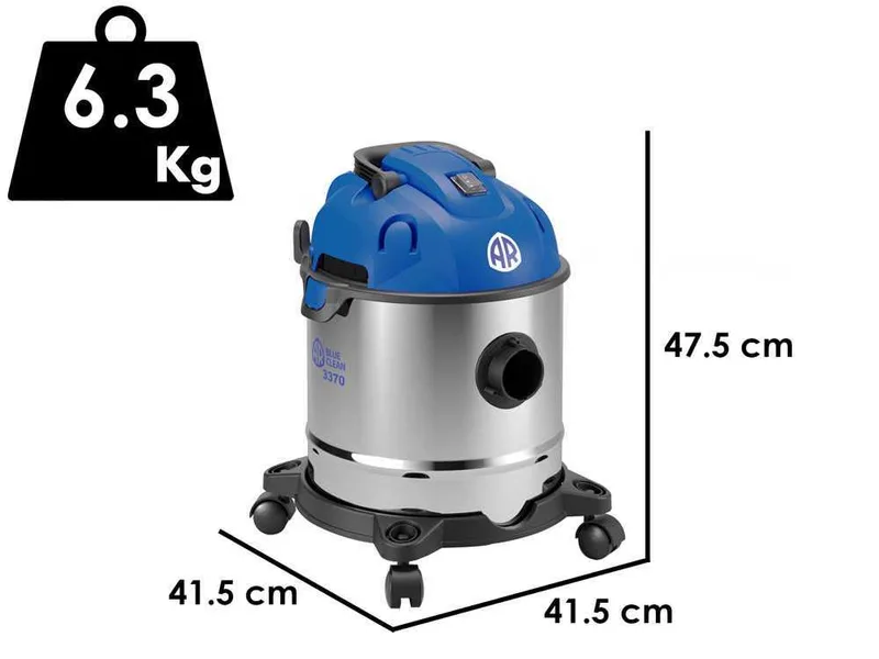 Annovi & Reverberi AR3370 - Aspirateur Bidon multifonctions - Cuve Inox 20 L - 1400W