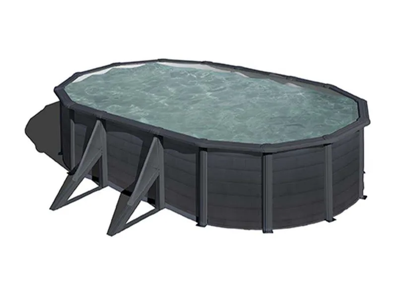 Gre Kea Ovale 500x300x120cm - Piscine hors-sol en acier