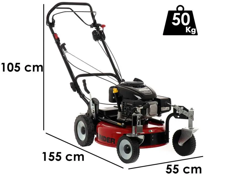 Tondeuse à gazon mulching tractée Marina Systems grinder zero sk - Coupe 52cm - Kohler HD775
