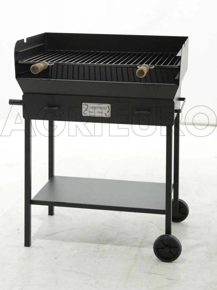 Cruccolini Massa - Barbecue à bois et charbon en fer artisanal