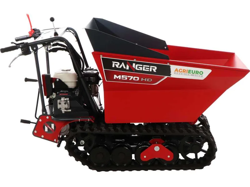 Brouette motorisée à chenilles dumper Ranger M570 HD-E - Moteur Honda GX200 - Démarrage électrique