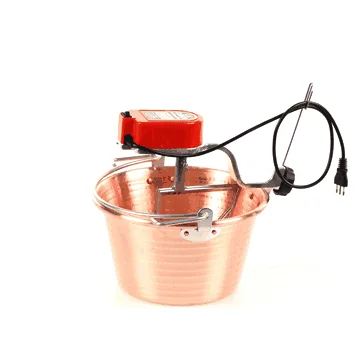 NuovaFac Cuoca Automatica à induction - Chaudron électrique en cuivre martelé - 9L - 5W