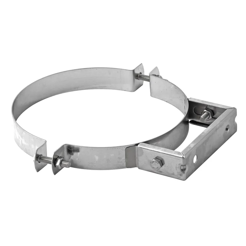 Opsinox support mural pour cheminée en acier inoxydable 130mm MB