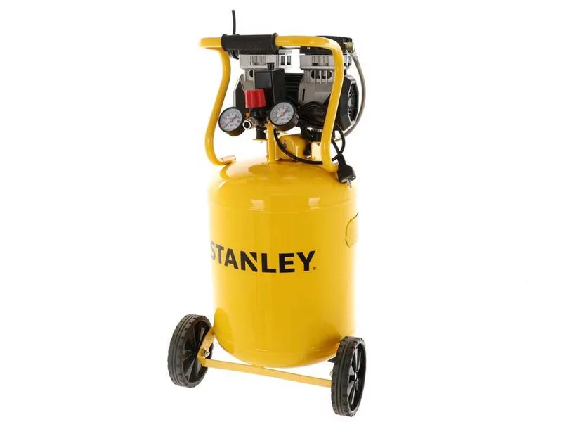 Stanley DST 150/8/50 - Compresseur d'air électrique vertical monophasé , oil-less - Moteur 1.3 CV - 50 L