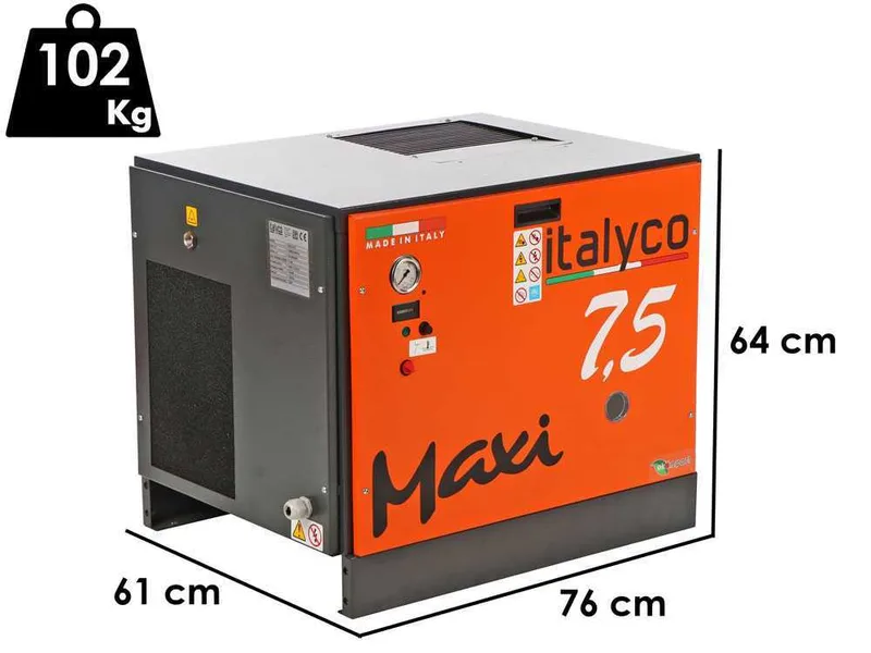 Italyco Maxi 8 - Compresseur rotatif à vis - Pression max 10 bar