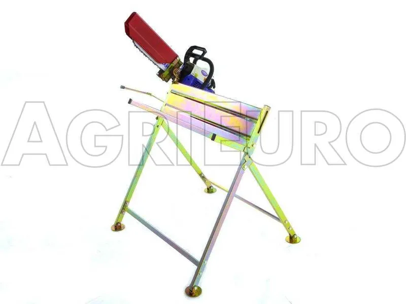 Chevalet professionnel GeoTech pour coupe de troncs avec tronçonneuse