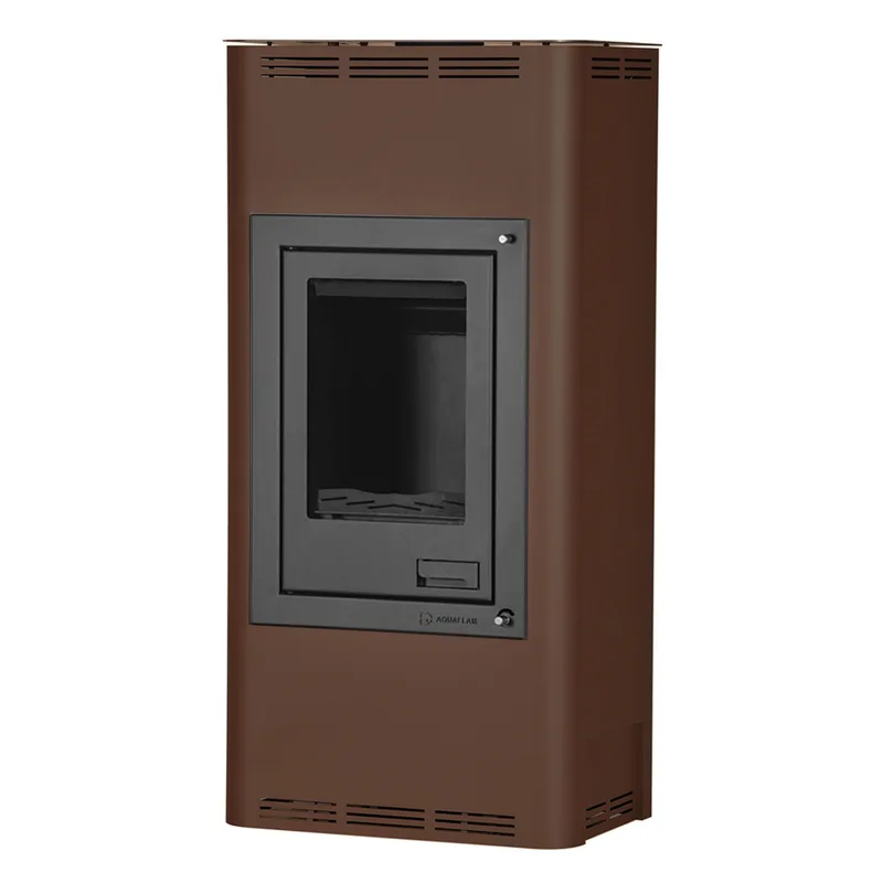 Aquaflam 12 Basic Poêle à bois avec échangeur thermique Marron