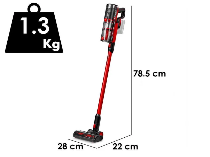 Einhell TE-SV 18/270 Li - Aspirateur balai sans fil - 18 V 5.2 Ah