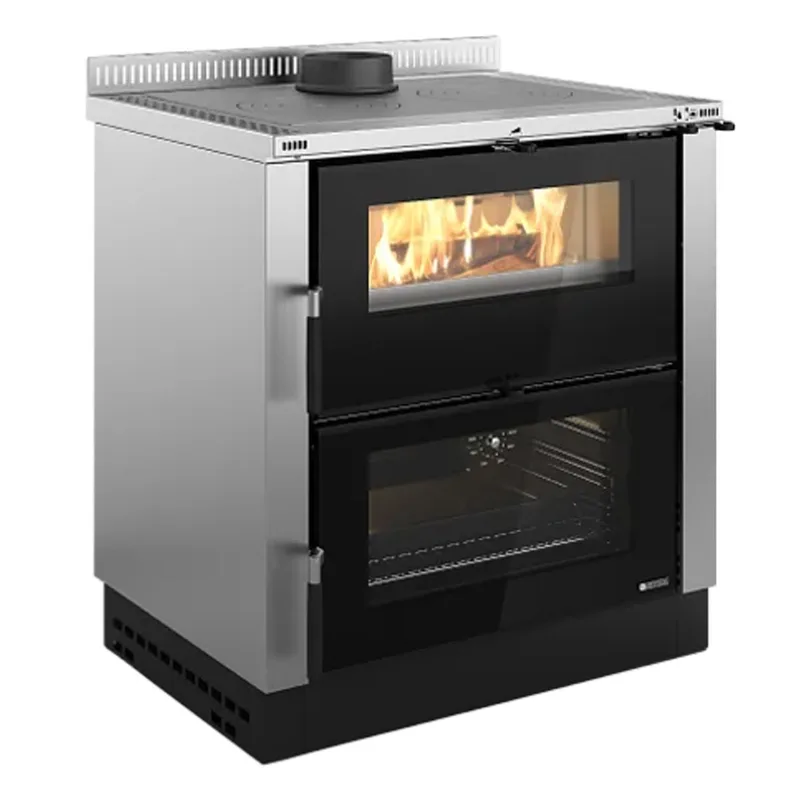 La Nordica VERONA XXL.16 - cuisinière à bois en acier inoxydable