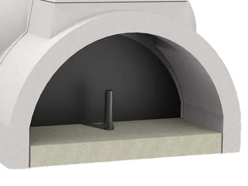 Edilmark FP 100N - Four à bois encastrable avec plan de cuisson Ø 100 cm - Capacité cuisson 5 pizzas