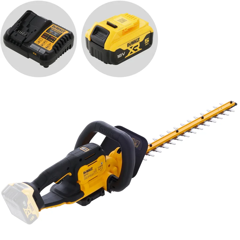 DeWalt DCMHT564P1-QW - Taille-haie à batterie - 18 V 5 Ah - Lame de 55 cm