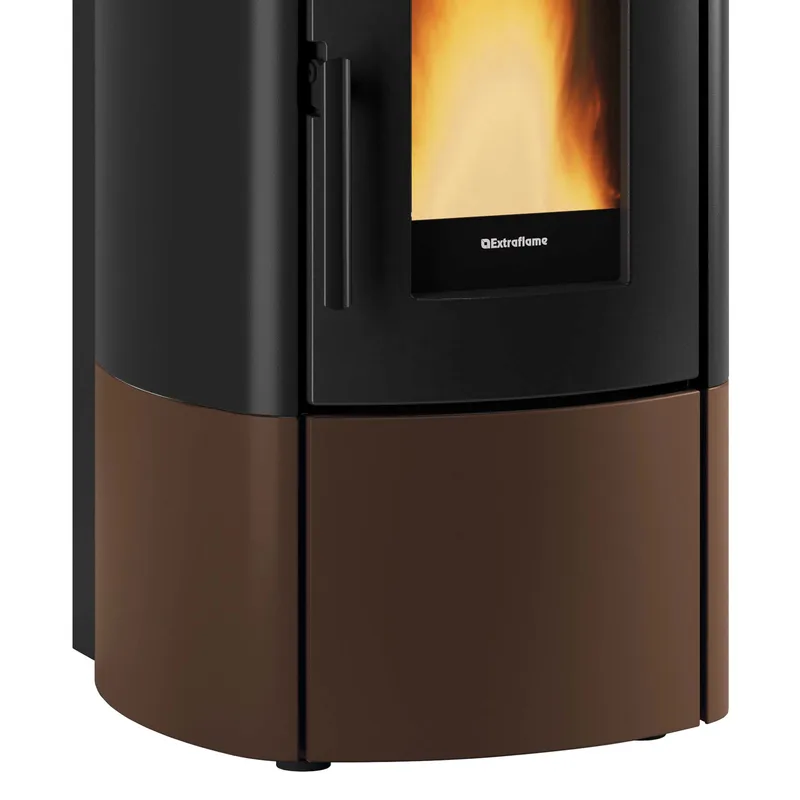 Extraflame Evolution Line Noris poêle à granulés acier bronze