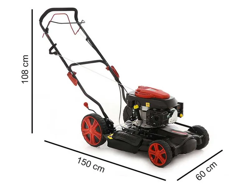GeoTech M510 MSWG-T475 T6 - Tondeuse à gazon thermique tractée - Mulching