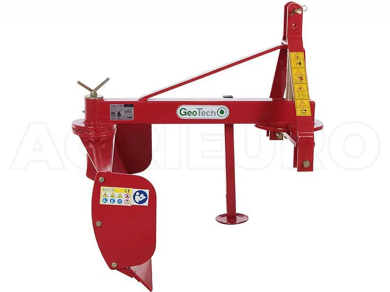 Niveleuse pour tracteur GeoTech DL140 à rotation lame 360° et Bras orientable