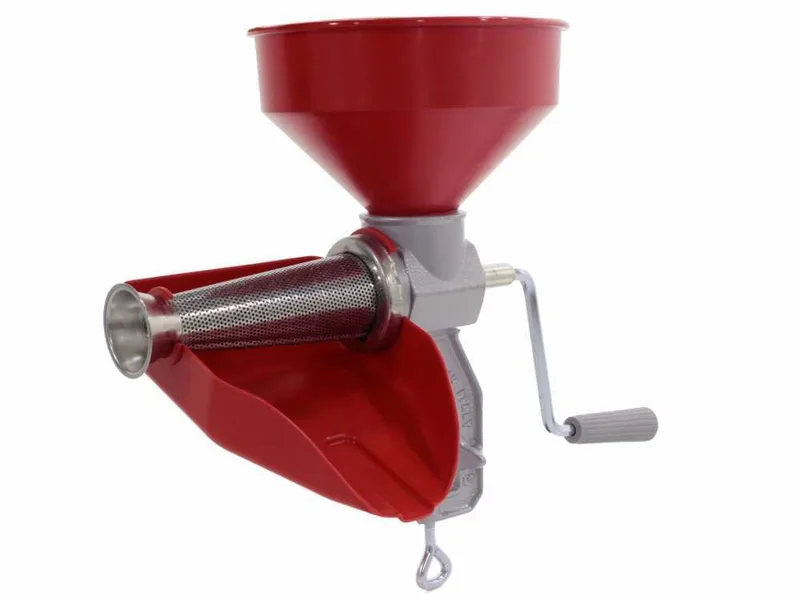 Reber 8602 N - Presse-tomates Manuel N°3 - collecteur et bac de récupération en plastique