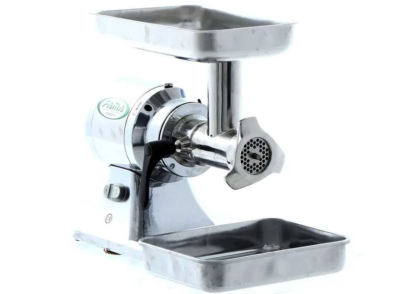 Fama TSK12 UNIKO - Hachoir à viande électrique - Corps en aluminium - Groupe de hachage en acier inox - 230V
