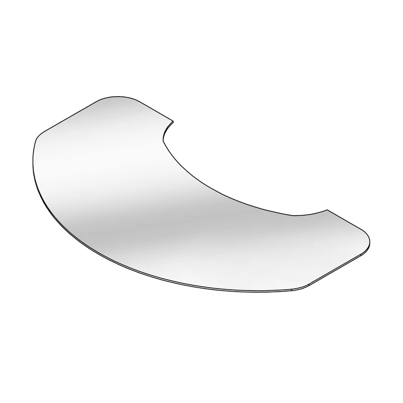 Lotus Plaque de sol en verre sur mesure pour Jubilee 35