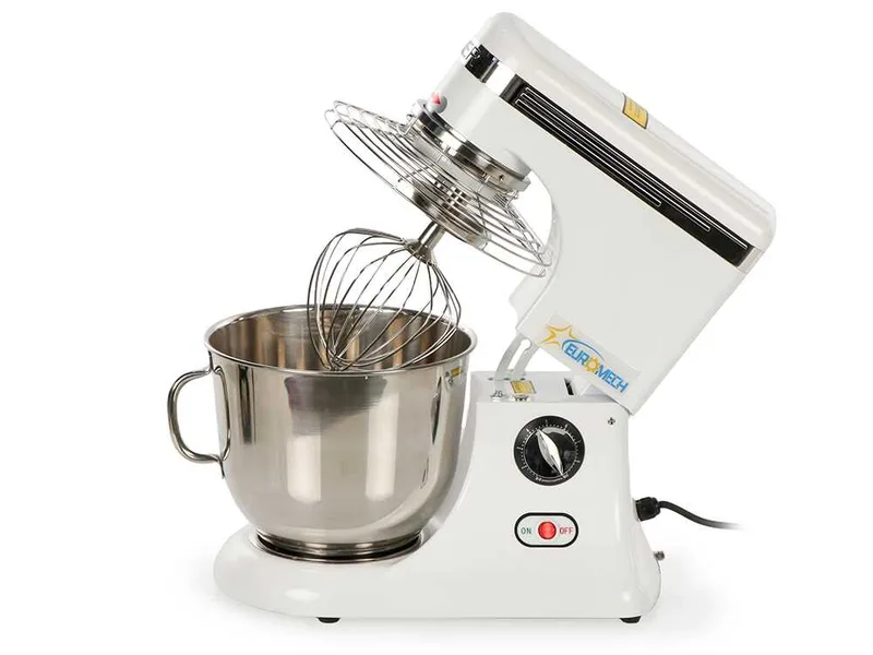 Euromech EPM 5 - Batteur mélangeur planétaire à vitesse variable - Cuve en inox 5L