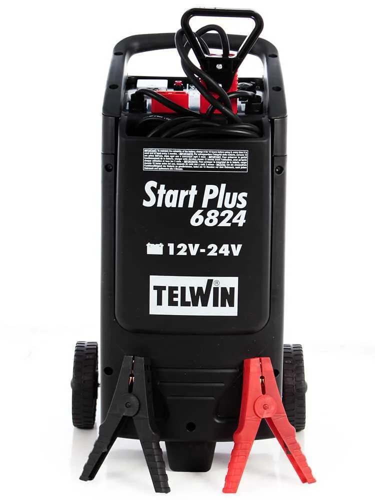 Telwin Start Plus 6824 - Démarreur à batterie - batteries 24V et 12V - chargeur de batterie inclus